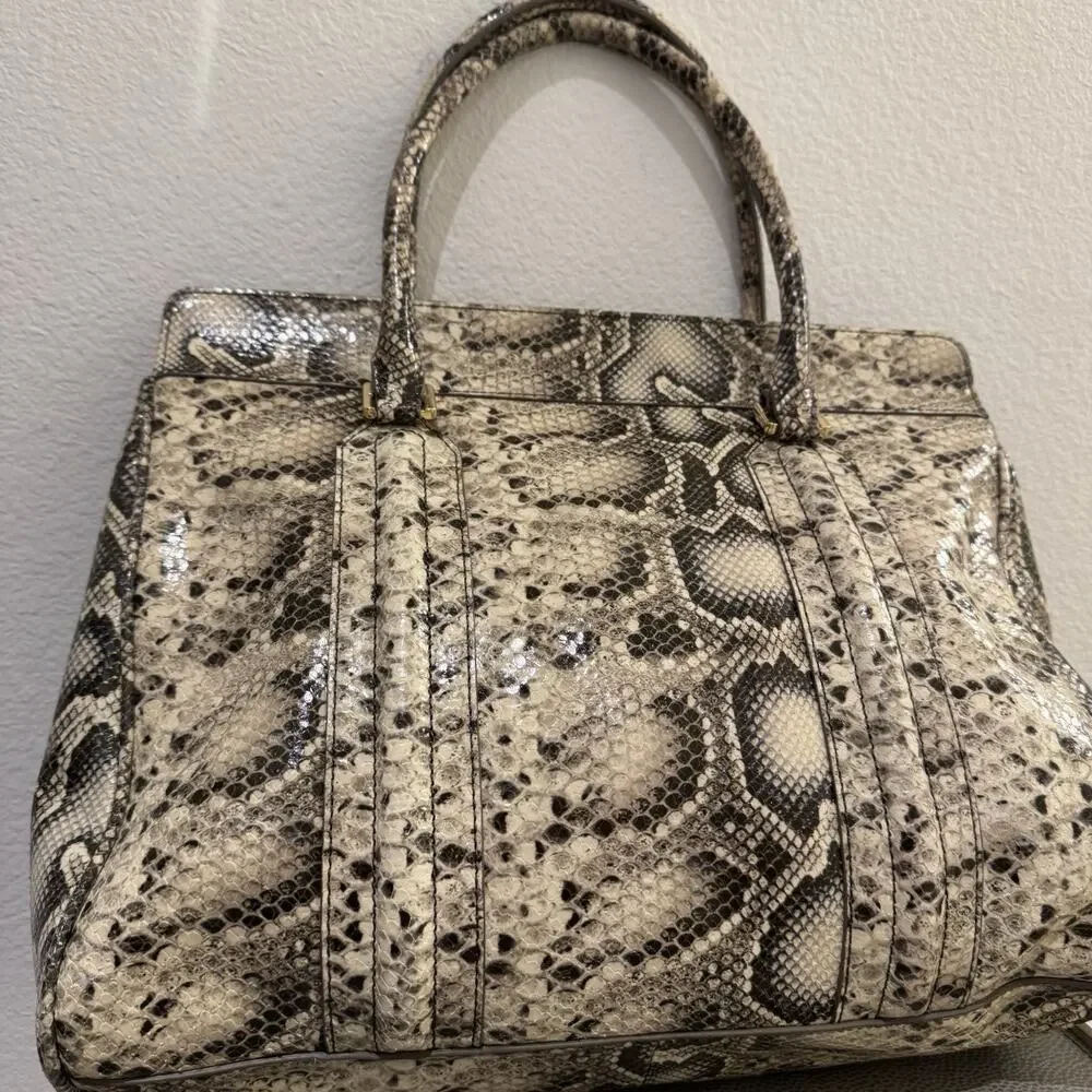 Tory Burch Women Bag Snake Pattern Python Shoulder LTD EDT Munich 2013 RARE